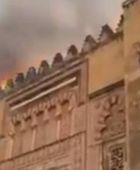 حريق ضخم بمسجد قرطبة الشهير بإسبانيا