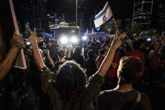 تظاهر آلاف الإسرائيليين لرفضهم خطة السيطرة على غزة