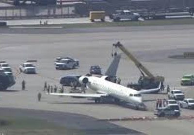 اصطدام طائرتين في مطار أتلانتا   