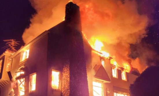 مصرع 4 أطفال في حريق ضخم  بولاية ماريلاند الأمريكية