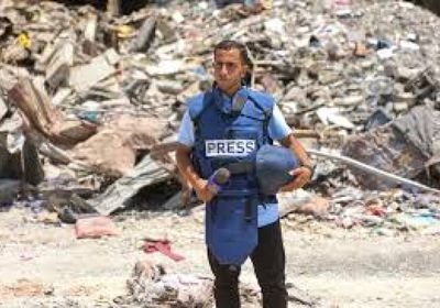 تشييع خمسة من افراد طاقم الجزيرة في غزة