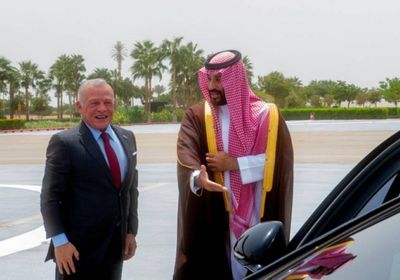ولي العهد السعودي يستقبل عاهل الأردن في قصر نيوم