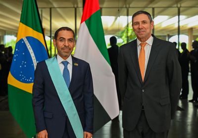 البرازيل تمنح سفير الإمارات أرفع الأوسمة