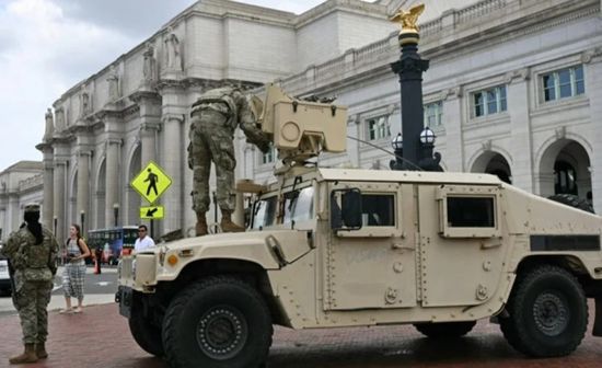 بأمر ترامب.. البنتاجون: نشر 800 عنصر بالحرس الوطني في شوارع واشنطن