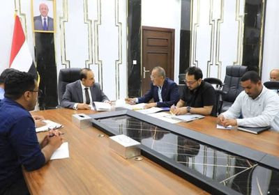 بن ماضي يناقش خطة التنمية الاقتصادية لحضرموت 2025 - 2029