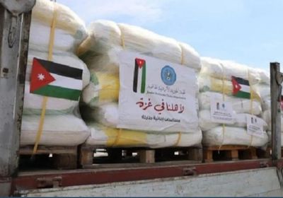 الأردن: عبور 85 شاحنة إغاثية إلى قطاع غزة