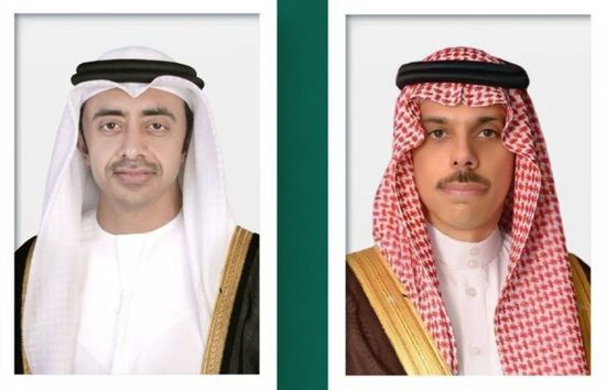 وزير الخارجية السعودي يبحث مع نظيره الإماراتي آخر المستجدات الإقليمية