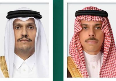 وزير الخارجية السعودي ونظيره القطري يستعرضان العلاقات المشتركة