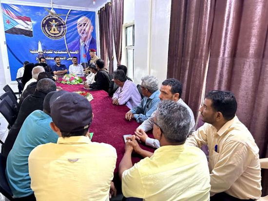 فريق التوجيه والرقابة يجتمع مع الهيئة التنفيذية لـ"انتقالي الضالع"