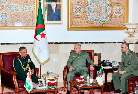 رئيس أركان الجيش الهندي يزور الجزائر الأسبوع المقبل