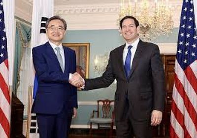 روبيو يلتقي نظيره الكوري الجنوبي بواشنطن