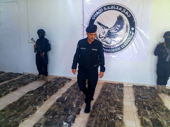 جهاز مكافحة الإرهاب يضبط 599 كيلو جراما من الكوكايين