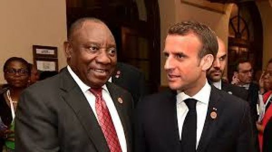 تفاصيل مباحثات ماكرون مع رئيس جنوب أفريقيا
