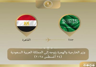 وزير الخارجية المصري يتوجه إلى جدة