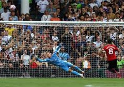 فرنانديز يهدر ركلة جزاء في تعادل يونايتد مع فولهام في الدوري