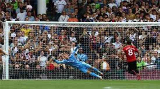 فرنانديز يهدر ركلة جزاء في تعادل يونايتد مع فولهام في الدوري