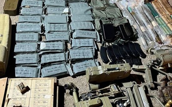 الجيش اللبناني: ضبط كمية كبيرة من الأسلحة والذخائر على الحدود السورية