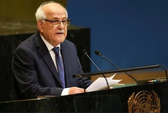 مندوب فلسطين بالأمم المتحدة: إسرائيل تتجه لضم الضفة الغربية بالكامل