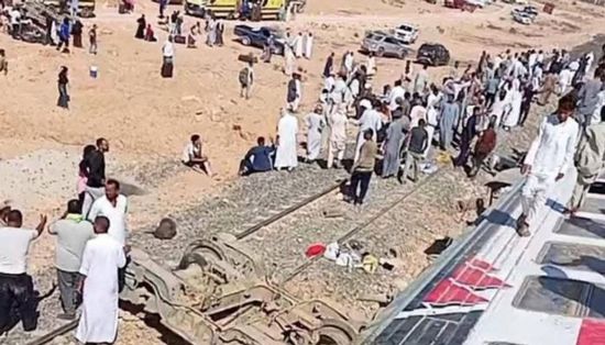 الصحة المصرية: ارتفاع حصيلة مصابي حادث قطار مطروح لـ94 شخصاً