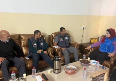 وفد من الصحة العالمية يزور المستشفى الميداني الإماراتي في غزة