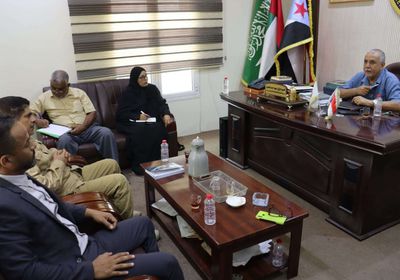 فريق التوجيه الرئاسي يلتقي ممثلي نقابة المهندسين الجنوبيين بساحل حضرموت