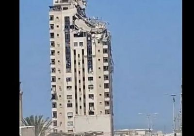 بتدمير برج شاهق.. وزير الدفاع الإسرائيلي يعلن فتح باب الجحيم في غزة