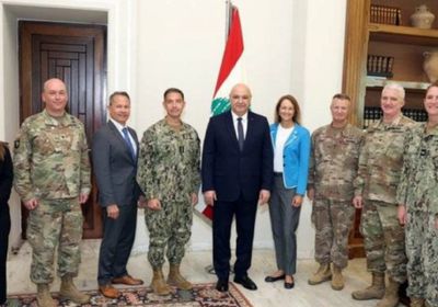 عون يدعو أمريكا للضغط على إسرائيل للانسحاب من الأراضي اللبنانية