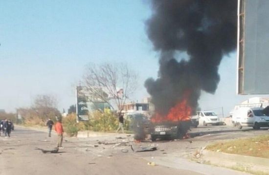 مسيرة إسرائيلية تستهدف شاحنة كبيرة جنوبي لبنان