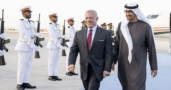 في زيارة عمل.. ملك الأردن يصل الإمارات