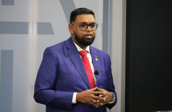 عرفان علي يؤدي اليمين رئيسًا لجيانا للمرة الثانية