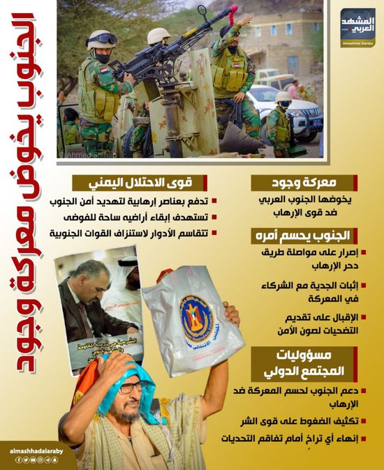 الجنوب يخوض معركة وجود (إنفوجراف)