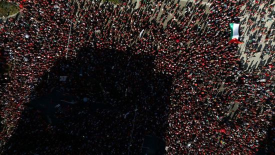 مسيرات حاشدة في بروكسل للتنديد بالحرب الإسرائيلية