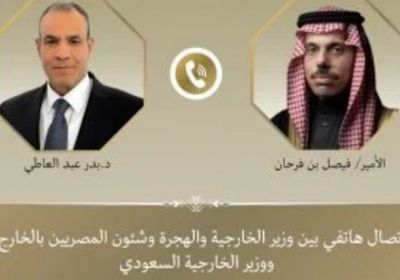 هاتفياً.. وزيرا خارجية مصر والسعودية يبحثان التصعيد الإسرائيلي في الضفة