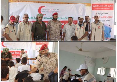 هلال الإمارات يدشن مبادرة توزيع الحقيبة المدرسية في المحفد