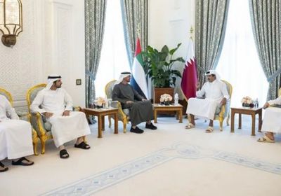 الشيخ محمد بن زايد يؤكد دعم الإمارات لإجراءات قطر