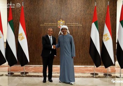 وزير الخارجية الإماراتي يبحث مع نظيره المصري التطورات الإقليمية