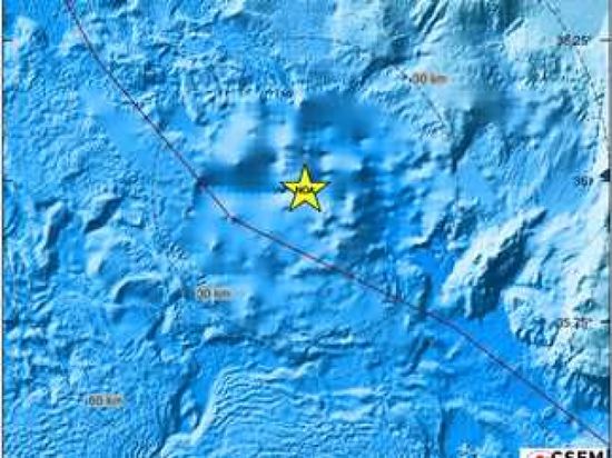 هزة أرضية بقوة 2.6 تضرب البحر الأبيض المتوسط