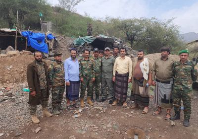 وفد من القيادة العامة يتفقد جاهزية قوات "حزام الضالع"