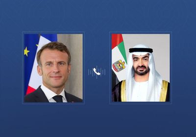 هاتفياً.. رئيس الإمارات ونظيره الفرنسي يبحثان التطورات الإقليمية