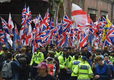       تظاهرات احتجاجية في لندن تشهد صدامات قوية مع الشرطة