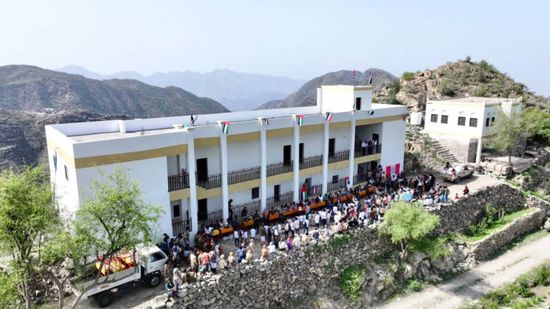 افتتاح مدرسة الطارفة في أبين بعد توسعتها بتمويل إماراتي