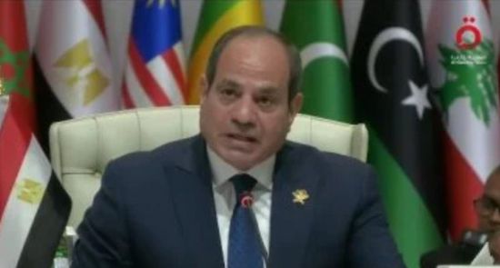 السيسى: سلوك إسرائيل المنفلت يدفع المنطقة نحو دوامة من التصعيد