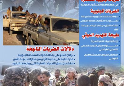 ملاحقة خلايا الحوثي.. مسار استراتيجي لترسيخ استقرار الجنوب (إنفوجراف)