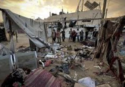 استشهاد 4 فلسطينيين في قصف منزل بحي الصبرة