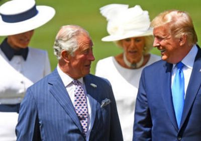 ترامب يصل إلى بريطانيا