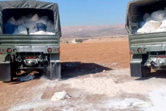 الجيش اللبناني: ضبط أضخم شحنة مخدرات في بعلبك