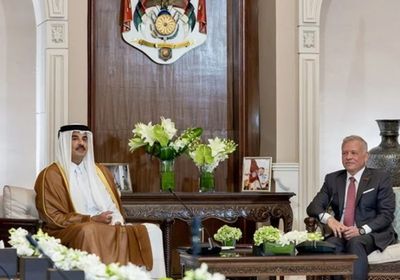 عاهل الأردن: سأعمل على خدمة القضايا العربية والإسلامية مع أمير قطر