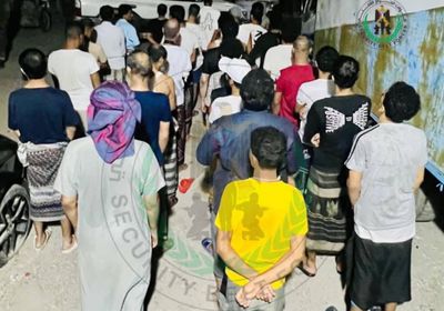 ترحيل 30 متهماً في قضايا مخدرات للسجون المركزية بعدن