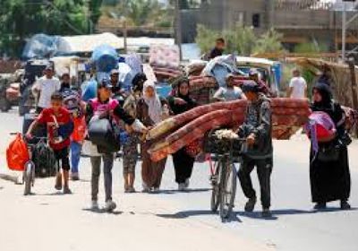    نزوح 450 ألف فلسطيني من غزة نحو جنوب القطاع