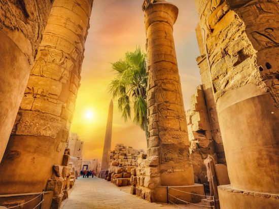 الشمس تتعامد اليوم على معابد الكرنك في يوم الاعتدال الخريفي